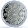 Nicaragua 10 cordobas Delivery Ibero-American Man Horse proof silver coin 1999