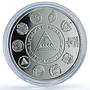 Nicaragua 10 cordobas Leon Cathedral Ibero-American Architecture Ag coin 2005