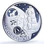 Fujairah 10 riyals Apollo XII KM-5 Space Moon Landing proof silver coin 1969