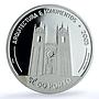 Portugal 10 euros Cathedral Porto Ibero-American Architecture silver coin 2005