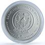Rwanda 50 francs Gorilla Gilt KM-46 African Ounce Fauna Monkey silver coin 2008