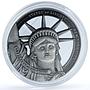 Cook Islands 50 cents Statue Liberty USA KM-3219 Landmarks iron coin 2022