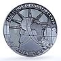 Cook Islands 50 cents Statue Liberty USA KM-3219 Landmarks iron coin 2022