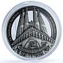 Cook Islands 50 cents Sagrada Familia Barcelona KM-3217 Landmarks iron coin 2022
