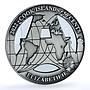 Cook Islands 50 cents Eiffel Tower Paris France KM-3214 Landmarks iron coin 2022