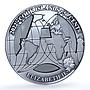 Cook Islands 50 cents Eiffel Tower Paris France KM-3214 Landmarks iron coin 2022