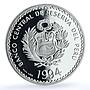 Peru 1 sol UNEP KM-314 Wildlife Fauna Camels Vicunas proof silver coin 1994