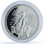 Peru 1 sol UNEP KM-314 Wildlife Fauna Camels Vicunas proof silver coin 1994
