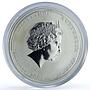 Australia 50 cents Year of the Rat KM-1879 Lunar Series 2 Mouse silver coin 2008