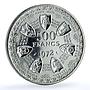 Western African States 500 francs Monetary Union KM-7 Dahomey silver coin 1972