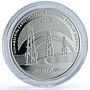 Georgia 3 lari BTC KM-102 Baku Tbilisi Ceyhan Oil Pipeline silver coin 2006