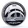 Georgia 3 lari BTC KM-102 Baku Tbilisi Ceyhan Oil Pipeline silver coin 2006