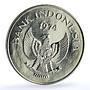 Indonesia 5000 rupiah Orangutan KM-40 Conservation Fauna Monkey silver coin 1974