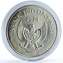 Indonesia 5000 rupiah Orangutan KM-40 Conservation Fauna Monkey silver coin 1974