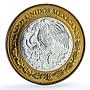 Mexico 100 pesos x 2 Set Oaxaca State KM-740 Federation bimetal coins 2004