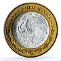 Mexico 100 pesos x 2 Set Oaxaca State KM-740 Federation bimetal coins 2004