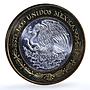 Mexico 100 pesos x 2 Set Quintana State KM-736 Federation bimetal coins 2004