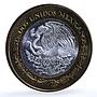 Mexico 100 pesos x 2 Set Quintana State KM-736 Federation bimetal coins 2004