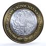 Mexico 100 pesos x 2 Set Colima State KM-729 Federation bimetal coins 2005