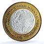 Mexico 100 pesos x 2 Set Colima State KM-729 Federation bimetal coins 2005