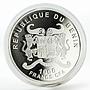 Benin 1000 francs Romantic Places St. Petersburg colored silver coin 2013