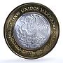Mexico 100 pesos x 2 Set Colima State KM-729 Federation bimetal coins 2005
