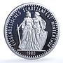 Switzerland 50 francs Winterthur Shooting Festival X#S30 proof silver coin 1990