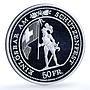 Switzerland 50 francs Weinfelden Shooting Festival X#S42 proof silver coin 1993