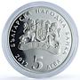 Bulgaria 5 leva Lad and Wind KM-321 Folk Tales Literature proof silver coin 2012