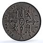 Spain 8 maravedis Isabella II Jubia Mint KM- 531.2 Cal-488 copper coin 1850