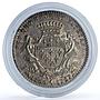 France Louis XV Francois Libault Mayor of Nantes Token Feu- 8926 silver 1767