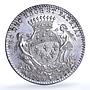 France Louis XV Francois Libault Mayor of Nantes Token Feu- 8926 silver 1767