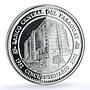 Paraguay 1 guarani Central Bank KM-197 Canonero Ship proof silver coin 2002