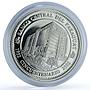 Paraguay 1 guarani Central Bank KM-197 Canonero Ship proof silver coin 2002