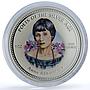 Cook Islands 2 dollars Anna Akhmatova KM-1627 Literature Poets silver coin 2006