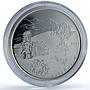 Georgia 10 lari St. George Church Ilori KM-106 Religion proof silver coin 2009