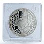 Qatar 5 riyals Together KM-111 Football World Cup proof silver coin 2022