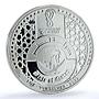 Qatar 5 riyals Together KM-111 Football World Cup proof silver coin 2022