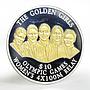 Bahamas 10 dollars Olympic Games Sydney Golden Girls silver coin 2000