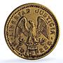 Venezuela 1/2 peso Pueblos Unidos Americanos Medio Peso Essai gold coin 1863