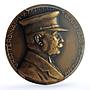 Germany Weimar Zeppelin High Relief Kaiser-451 SP 63 PCGS bronze medal 1924