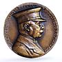 Germany Weimar Zeppelin High Relief Kaiser-451 SP 63 PCGS bronze medal 1924