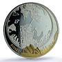 Fiji 5 dollars Sydney Australia Gilt KM-209 City PR70 PCGS 2 oz silver coin 2011