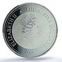 Fiji 5 dollars Sydney Australia Gilt KM-209 City PR70 PCGS 2 oz silver coin 2011