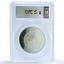 Fiji 5 dollars Berlin Germany Gilt KM-210 City PR 69 PCGS 2 oz silver coin 2011