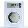 Fiji 5 dollars Tokyo Japan Gilt KM-208 City PR 69 PCGS 2 oz silver coin 2011