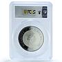 Fiji 5 dollars Paris France Gilt KM-207 City PR 69 PCGS 2 oz silver coin 2011