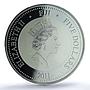 Fiji 5 dollars Paris France Gilt KM-207 City PR 69 PCGS 2 oz silver coin 2011