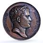 France Napoleon I Wagram Bramsen-860 Julius-2108 SP PCGS bronze medal 1809