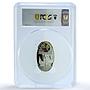 Niue 1 dollar St. Vitus Cathedral KM-705 Gothic PR 69 PCGS silver coin 2011